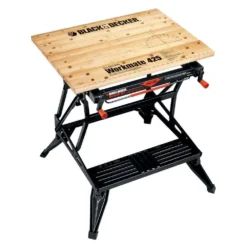 BLACK+DECKER Workmate 425 30 in. Folding Portable Workbench and Vise -Gripstor Sales Store black decker saw horses wm425 44 1000
