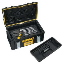 DEWALT TOUGHSYSTEM 2.0 Small Tool Box with Bonus Medium Tool Box, Mobile Tool Box and Mechanic Tool Set (226-Piece) w/ Tool Box 20 DEWALT TOUGHSYSTEM 2.0 Small Tool Box with Bonus Medium Tool Box, Mobile Tool Box and Mechanic Tool Set (226-Piece) w/ Tool Box -Gripstor Sales Store black dewalt modular tool storage systems dwst08165w0506h 66 1000