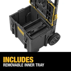 DEWALT TOUGHSYSTEM 2.0 Small Tool Box with Bonus Medium Tool Box, Mobile Tool Box and Mechanic Tool Set (226-Piece) w/ Tool Box 26 DEWALT TOUGHSYSTEM 2.0 Small Tool Box with Bonus Medium Tool Box, Mobile Tool Box and Mechanic Tool Set (226-Piece) w/ Tool Box -Gripstor Sales Store black dewalt modular tool storage systems dwst08165w0506h fa 1000