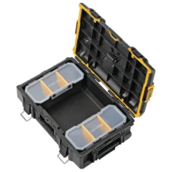 DEWALT Tough System 2.0 Tool Box with Tray -Gripstor Sales Store black dewalt modular tool storage systems dwst08165w8120 1d 1000