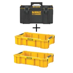 Gripstor Sales Store 23 DEWALT TOUGHSYSTEM 2.0 22 in. Medium Tool Box with (2) TOUGHSYSTEM 2.0 Deep Tool Trays