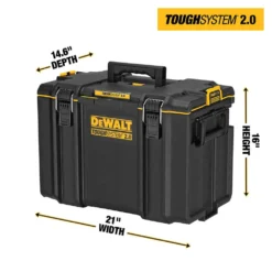 DEWALT TOUGHSYSTEM 2.0 22 in. Extra Large Tool Box -Gripstor Sales Store black dewalt modular tool storage systems dwst08400 a0 1000