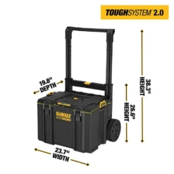 DEWALT TOUGHSYSTEM 2.0 24 in. Mobile Tool Box -Gripstor Sales Store black dewalt modular tool storage systems dwst08450 a0 1000