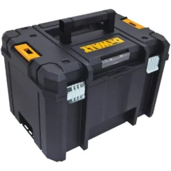 DEWALT TSTAK VI 17 in. Stackable Deep Tool Storage Box 20 DEWALT TSTAK VI 17 in. Stackable Deep Tool Storage Box -Gripstor Sales Store black dewalt modular tool storage systems dwst17806 c3 1000