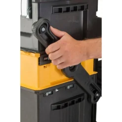 DEWALT 16 in. 4-in-1 Cantilever Tool Box Mobile Work Center -Gripstor Sales Store black dewalt portable tool boxes dwst20880 77 1000