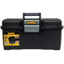DEWALT 24 in. 1-Touch Latch Tool Box -Gripstor Sales Store black dewalt portable tool boxes dwst24082 4f 1000