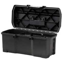DEWALT 24 in. 1-Touch Latch Tool Box -Gripstor Sales Store black dewalt portable tool boxes dwst24082 e1 1000