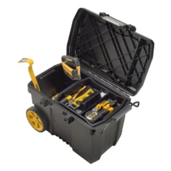 DEWALT 25 in. 15 Gal. Mobile Tool Box -Gripstor Sales Store black dewalt portable tool boxes dwst33090 77 1000