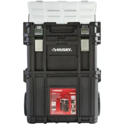 Husky 22 in. Connect Rolling System Tool Box -Gripstor Sales Store black husky modular tool storage systems 230381 d4 1000 1