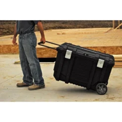Husky 37 in. Rolling Tool Box Utility Cart Black -Gripstor Sales Store black husky portable tool boxes 209261 31 1000