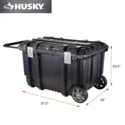 Husky 37 in. Rolling Tool Box Utility Cart Black -Gripstor Sales Store black husky portable tool boxes 209261 77 1000
