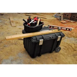 Husky 37 in. Rolling Tool Box Utility Cart Black -Gripstor Sales Store black husky portable tool boxes 209261 c3 1000
