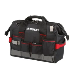 Husky 14 in. Large Mouth Tool Bag -Gripstor Sales Store black husky tool bags 67125 02 1f 1000
