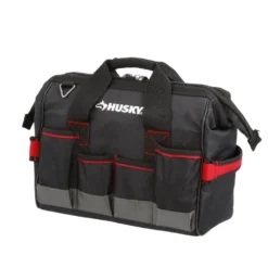 Husky 14 in. Large Mouth Tool Bag -Gripstor Sales Store black husky tool bags 67125 02 44 1000