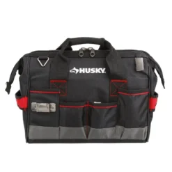 Husky 14 in. Large Mouth Tool Bag -Gripstor Sales Store black husky tool bags 67125 02 4f 1000
