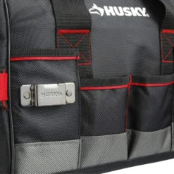 Husky 14 in. Large Mouth Tool Bag -Gripstor Sales Store black husky tool bags 67125 02 76 1000