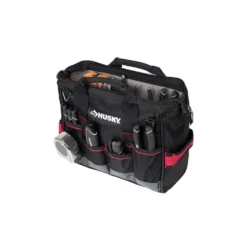 Husky 14 in. Large Mouth Tool Bag -Gripstor Sales Store black husky tool bags 67125 02 c3 1000