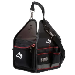 Husky 10 in. Electrician Tool Bag with Removable Tool Wall -Gripstor Sales Store black husky tool bags 67128 02 fa 1000