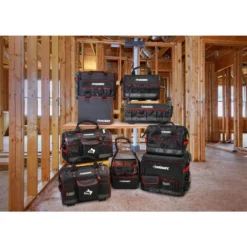Husky 20 in. Pro Tool Tote with Removable Tool Wall -Gripstor Sales Store black husky tool bags 67129 02 31 1000