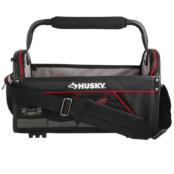 Husky 20 in. Pro Tool Tote with Removable Tool Wall -Gripstor Sales Store black husky tool bags 67129 02 c3 1000