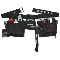 Husky Black Handyman Tool Belt (12-Pocket) -Gripstor Sales Store black husky tool belts hd793857 th 4f 1000