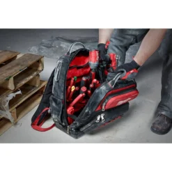 Milwaukee 15 in. Ultimate Jobsite Backpack -Gripstor Sales Store black milwaukee tool bags 48 22 8201 1f 1000