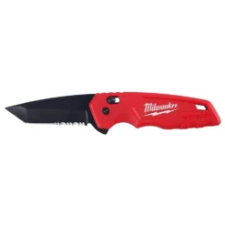 Milwaukee 15 in. Ultimate Jobsite Backpack with FASTBACK Stainless Steel Spring Assisted Folding Knife (2-Piece) -Gripstor Sales Store black milwaukee tool bags 48 22 8201 48 22 1530 77 1000