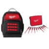 Milwaukee 15 in. Ultimate Jobsite Backpack with 1000-Volt Insulated Screwdriver Set and Case (12-Piece)