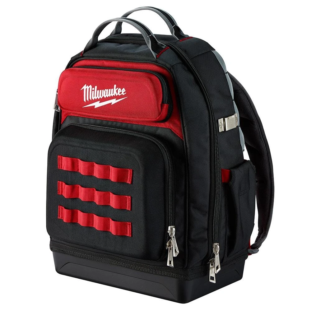 Milwaukee 15 in. Ultimate Jobsite Backpack with 9-in-1 Square Drive Ratcheting Multi-Bit Screwdriver 5 Milwaukee 15 in. Ultimate Jobsite Backpack with 9-in-1 Square Drive Ratcheting Multi-Bit Screwdriver - Image 3