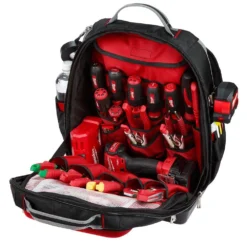 Milwaukee 15 in. Ultimate Jobsite Backpack with 9-Pocket Utility Pouch -Gripstor Sales Store black milwaukee tool bags 48 22 8201 48 22 8119 44 1000