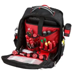 Milwaukee 14 in. Low Profile Backpack with Multi-Size Zipper Tool Bags in Red (3-Pack) -Gripstor Sales Store black milwaukee tool bags 48 22 8202 48 22 8183 1d 1000