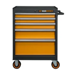 GEARWRENCH 26 in. 5-Drawer GSX Series Rolling Tool Cabinet -Gripstor Sales Store black molten orange gearwrench tool cabinets 83241 c3 1000
