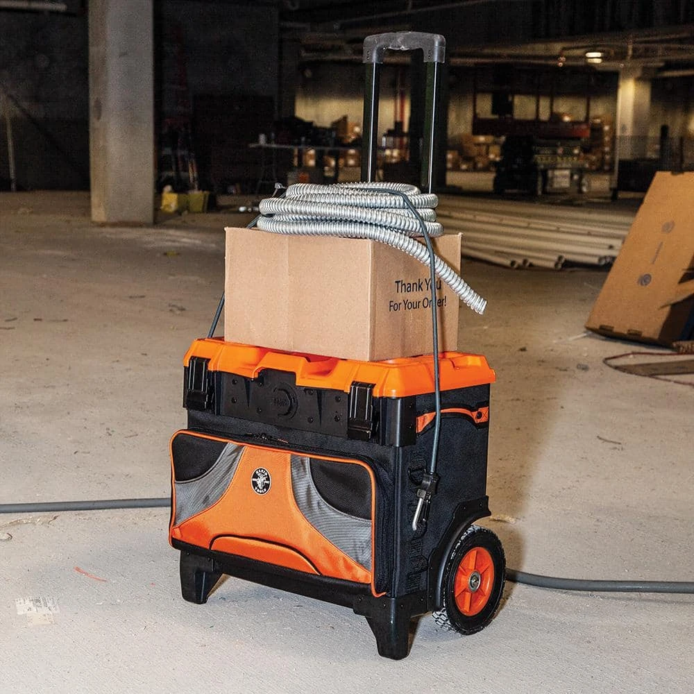 Klein Tools Tradesman Pro Tool Master Rolling Tool Bag, 19 Pockets, 22-Inch 7 Klein Tools Tradesman Pro Tool Master Rolling Tool Bag, 19 Pockets, 22-Inch - Image 5