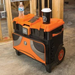 Klein Tools Tradesman Pro Tool Master Rolling Tool Bag, 19 Pockets, 22-Inch 20 Klein Tools Tradesman Pro Tool Master Rolling Tool Bag, 19 Pockets, 22-Inch -Gripstor Sales Store black orange klein tools portable tool boxes 55473rtb 66 1000