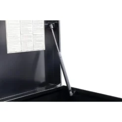 RIDGID 48 in. W x 24 in. D x 28.5 in. H Universal Storage Chest -Gripstor Sales Store black ridgid jobsite boxes rb48 76 1000