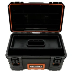 RIDGID 22 in. Pro Tool Box, Black 18 RIDGID 22 in. Pro Tool Box, Black -Gripstor Sales Store black ridgid modular tool storage systems 221733 1d 1000