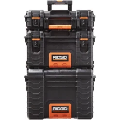 RIDGID 22 in. Pro Tool Box, Black 25 RIDGID 22 in. Pro Tool Box, Black -Gripstor Sales Store black ridgid modular tool storage systems 221733 d4 1000