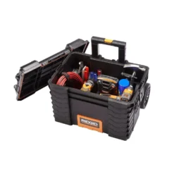 RIDGID 22 in. Pro Gear Cart Tool Box in Black 23 RIDGID 22 in. Pro Gear Cart Tool Box in Black -Gripstor Sales Store black ridgid modular tool storage systems 221734 4f 1000