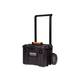 RIDGID 2.0 Pro Gear System 25 in. All Terrain Rolling Tool Cart -Gripstor Sales Store black ridgid modular tool storage systems 254065 fa 1000