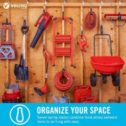 VELCRO Brand 16 in. x 1 in. Easy Hang Strap -Gripstor Sales Store black velcro brand tool bags vel 30120 usa 66 1000