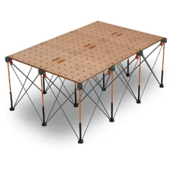 BORA 30 in. x 48 in. x 72 in. Steel Centipede Work Support Sawhorse with Accessories -Gripstor Sales Store bora saw horses ck12s 77 1000