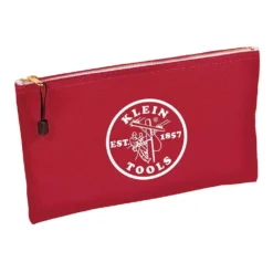 Klein Tools 12-1/2 in. Multi-Color Zipper Bags-Canvas (4-Pack) -Gripstor Sales Store brown black gray red klein tools tool bags 5141 66 1000