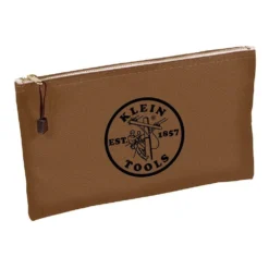 Klein Tools 12-1/2 in. Multi-Color Zipper Bags-Canvas (4-Pack) -Gripstor Sales Store brown black gray red klein tools tool bags 5141 a0 1000