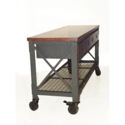 Duramax Building Products 72 in. x 24 in. 3-Drawers Rolling Industrial Workbench and Wood Top -Gripstor Sales Store brown grey duramax building products mobile workbenches 68001 d4 1000