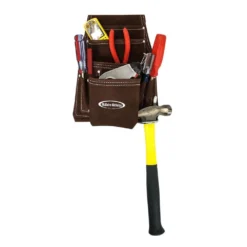 McGuire-Nicholas 11 in. Carpenter Pouch -Gripstor Sales Store brown mcguire nicholas tool belts 1dm 688 sc 2 4f 1000