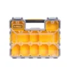 DEWALT 10-Compartment Deep Pro Small Parts Organizer -Gripstor Sales Store clear black dewalt small parts organizers dwst14825 64 1000
