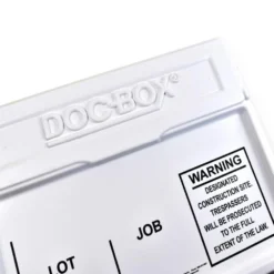DOC-BOX 21 in. x 27 in. x 4 in. Outdoor/Indoor Standard Posting Permit Box Unit -Gripstor Sales Store doc box jobsite boxes 10102 c3 1000