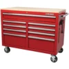 Husky 46 in. W x 24.5 in. D 9-Drawer Gloss Red Deep Tool Chest Mobile Workbench with Hardwood Top -Gripstor Sales Store gloss red husky mobile workbenches h46mwc9rv2 c 64 1000
