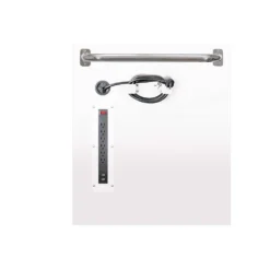 Husky 46 in. W x 24.5 in D Standard Duty 9-Drawer Mobile Workbench Tool Chest with Solid Wood Top in Gloss White -Gripstor Sales Store gloss white with silver trim husky mobile workbenches hotc4609bj6m 1f 1000