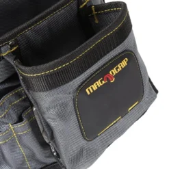 MagnoGrip 11 in. 10-Pocket Platinum Magnetic Tool Pouch with Belt -Gripstor Sales Store gray magnogrip tool belts 002 474 77 1000